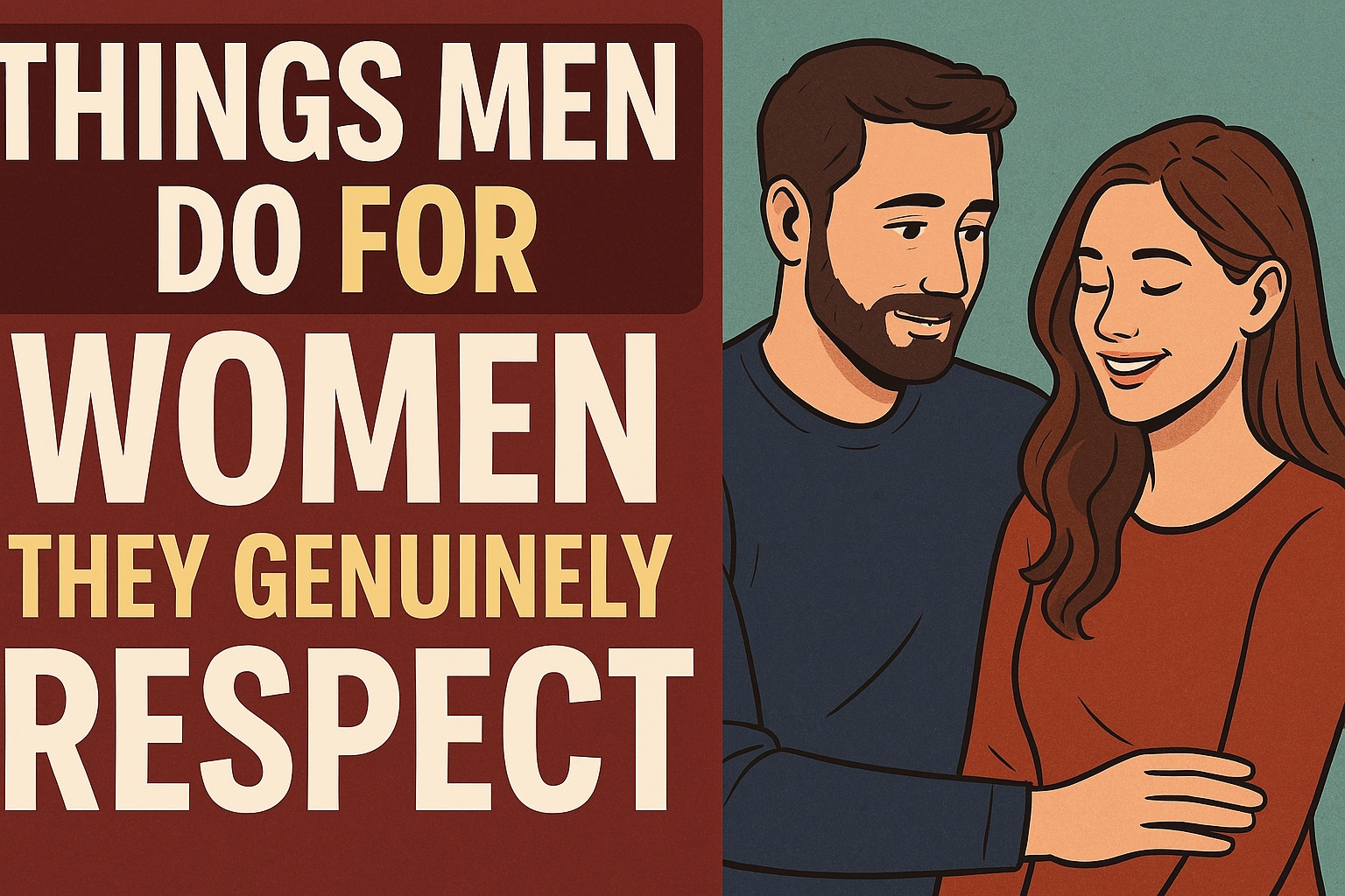 Things Men Do for the Women They Genuinely Respect